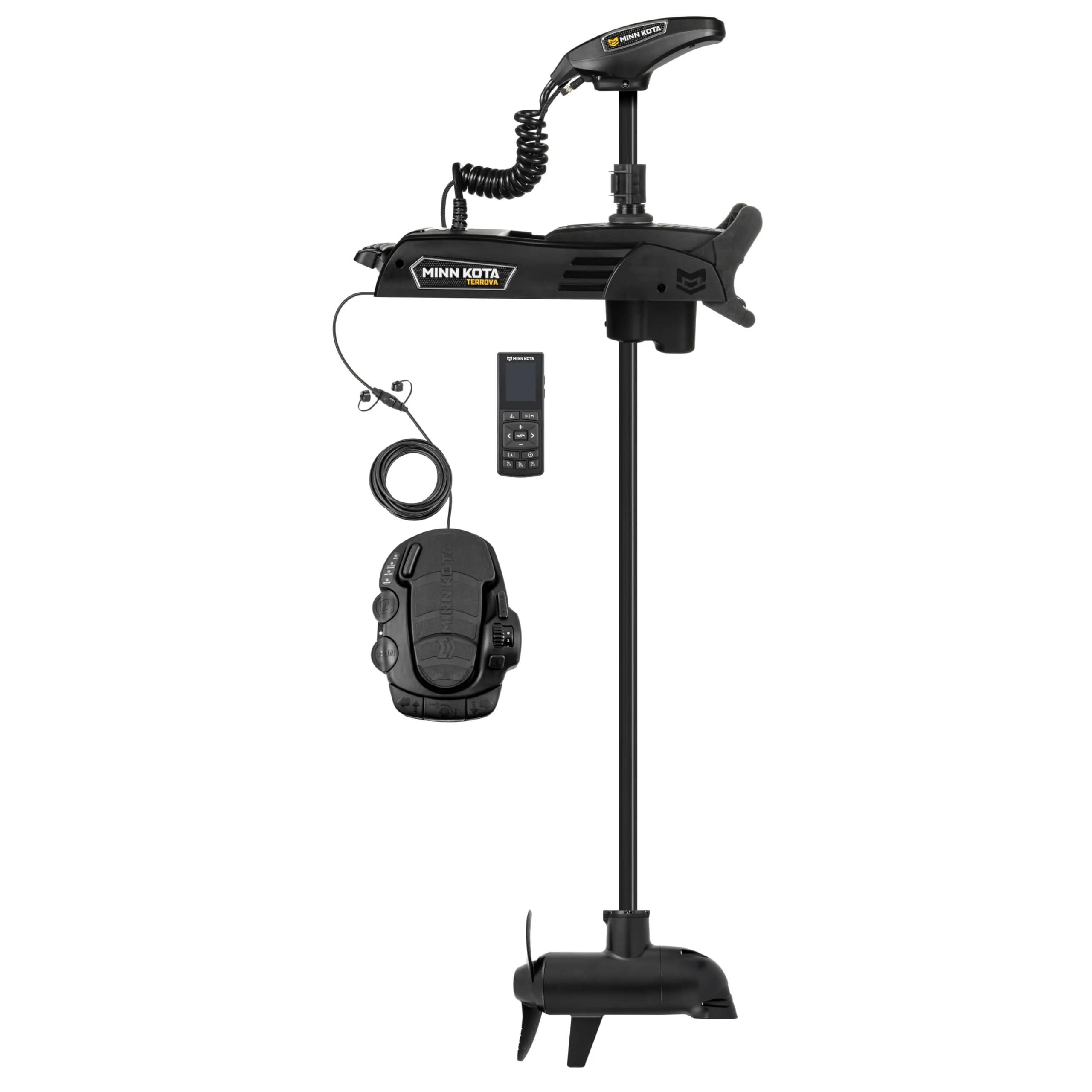 Minn Kota Terrova Quest Brushless Bow-Mount Electric Trolling Motor with Dual Spectrum Chirp Sonar, 90/115 Lb. Thrust, 60 in. Shaft, Freshwater One Size