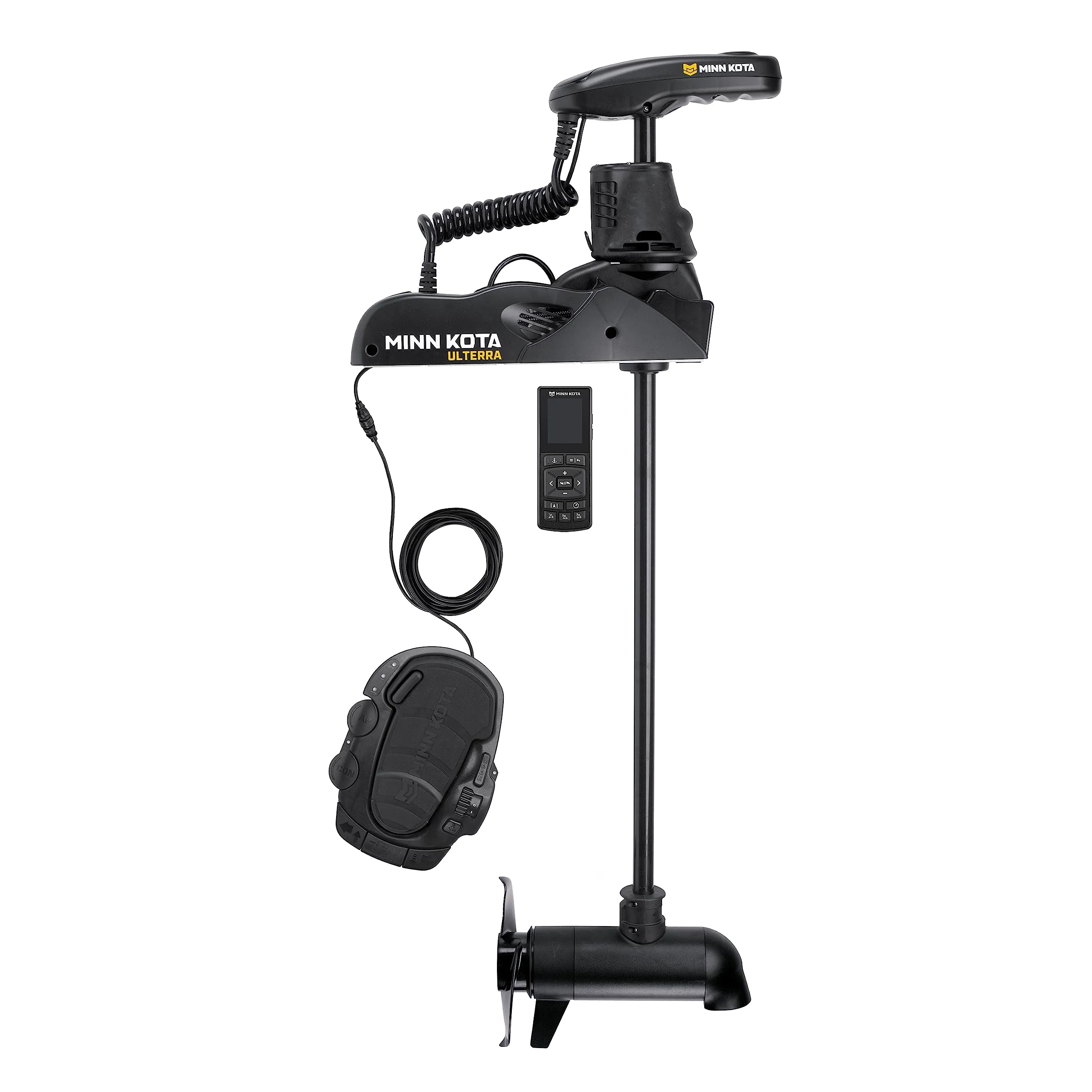Minn Kota Ulterra Bow-Mount Electric Trolling Motor with Dual Spectrum Chirp Sonar, 112 Lb. Thrust, 60 in. Shaft, Freshwater