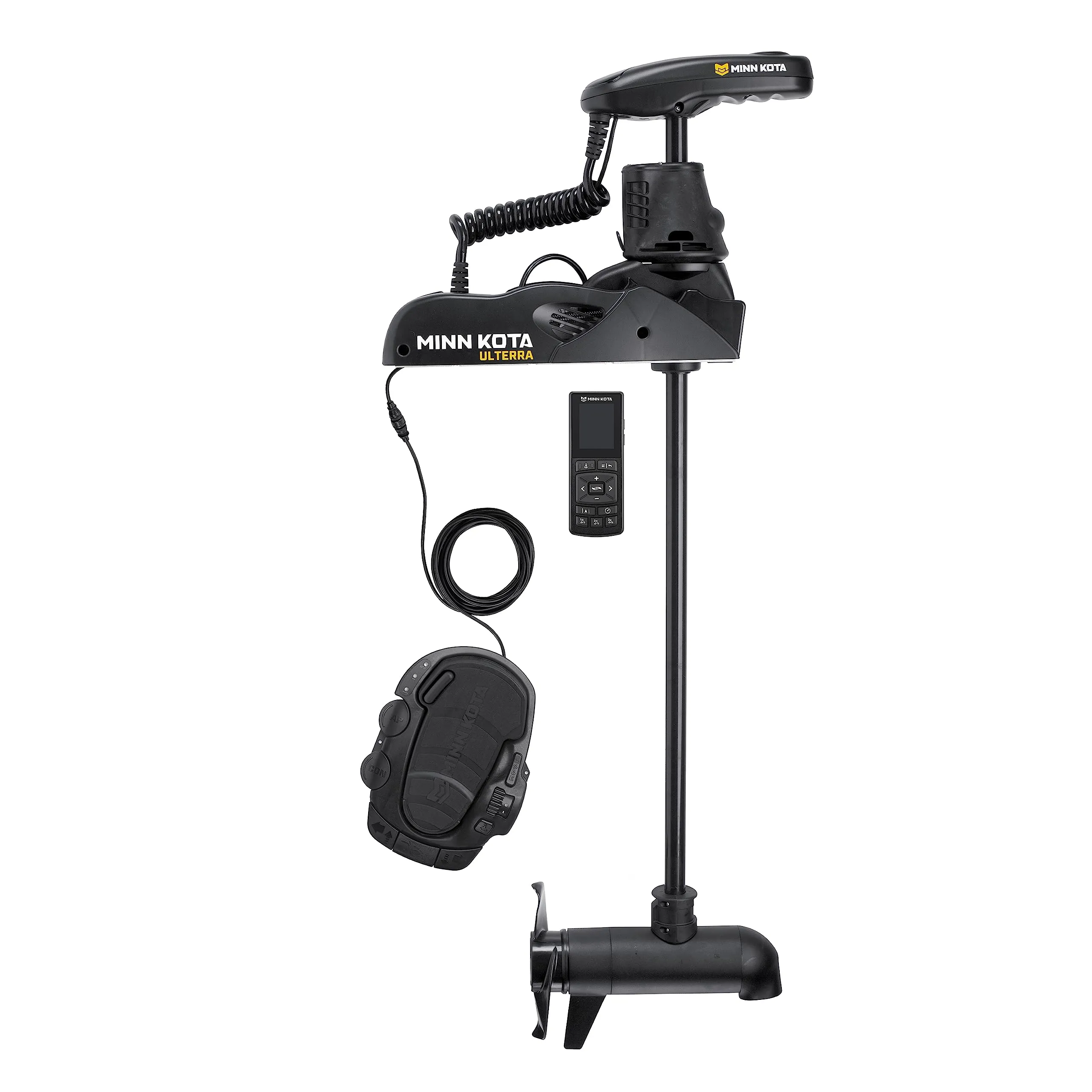 Minn Kota Ulterra Bow-Mount Electric Trolling Motor with Dual Spectrum Chirp Sonar, 80 Lb. Thrust, 60 in. Shaft, Freshwater One Size Bow Mount