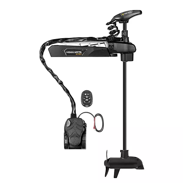 Minn Kota Ultrex Quest Brushless Bow-Mount Electric Trolling Motor with Dual Spectrum Chirp Sonar - in. Shaft, Freshwater