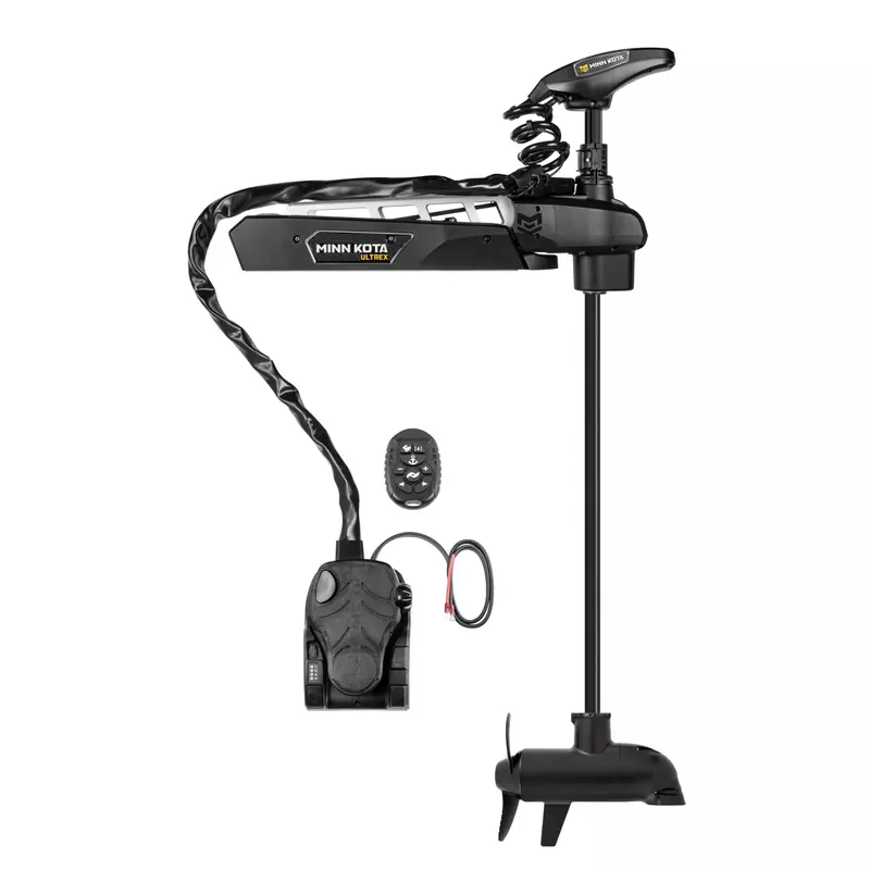 Minn Kota Ultrex Quest Brushless Bow-Mount Electric Trolling Motor with Dual Spectrum Chirp Sonar - in. Shaft, Freshwater