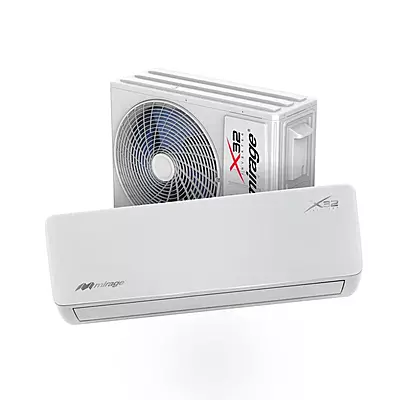 Set MiniSplit Inverter Mirage X32 1 Ton 110V Solo Frio - SETCWF120E