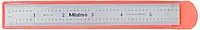 Mitutoyo 182-105, Steel Rule, 6" X 150mm, (1/32, 1/64", 1mm, 1/2mm), 3/64" Thick X 3/4" Wide