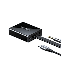 UGREEN HDMI to VGA Adapter, with 3.5mm Audio and Power Port - Black