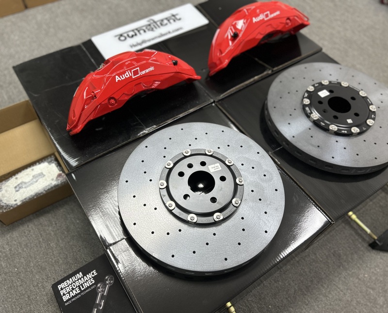OWNSILENT Carbon Ceramic Full Brake Kit for Audi RS4 (400×38 | 380×36)