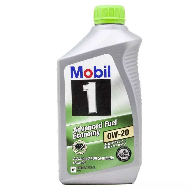 Mobil 1 98KF98 0W-20 Advanced Fuel Economy Synthetic Motor Oil - 1 Quart (32 Ounces)
