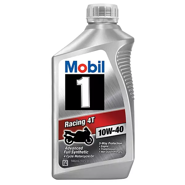 Mobil 1 (103436) Motor Oil - 1 Quart 10W-40 Motorcycle