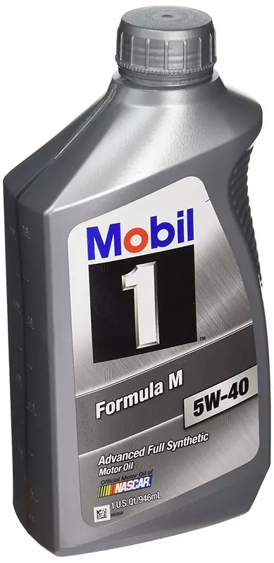 Mobil 1 122094 5W-40 Formula M Advanced Full Synthetic Motor Oil, 1 Quart Bottle