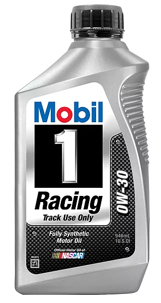 Mobil 1 44516 0W-30 Full Synthetic Racing Motor Oil - 1 Quart (Pack of 6)