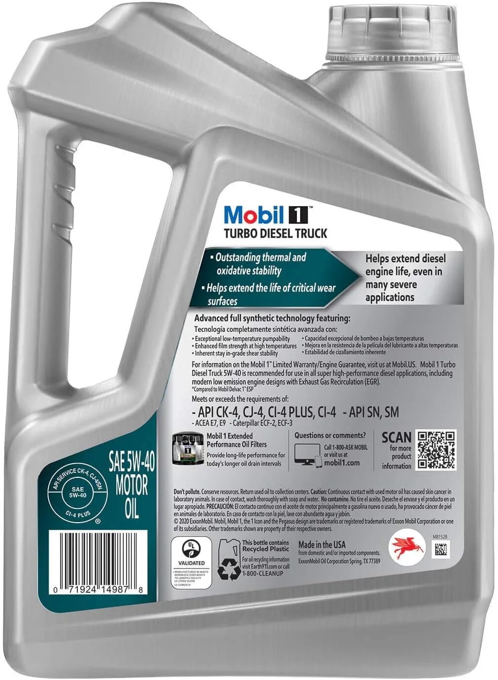 Mobil 1 Full Synthetic Motor Oil for Cars, SUVs and Light Trucks
