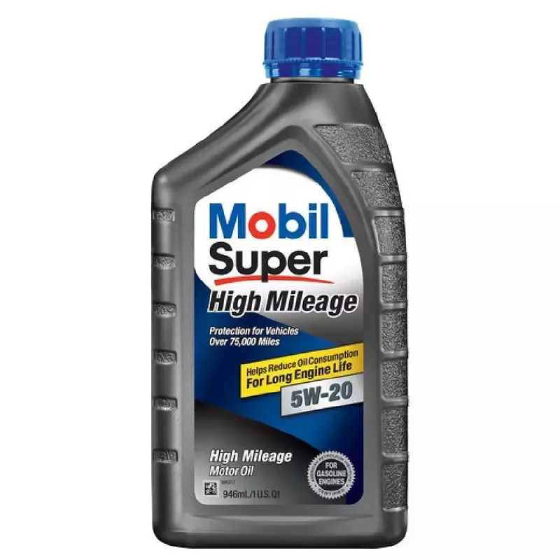 MOBIL Super High Mileage 5W-20 Motor Oil 1 Quart