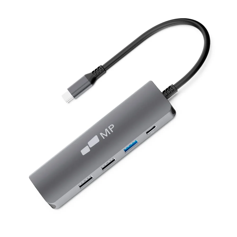 Mobile Pixels 5-in-1 USB C Hub Multiport Adapter with 4K HDMI, 100W PD