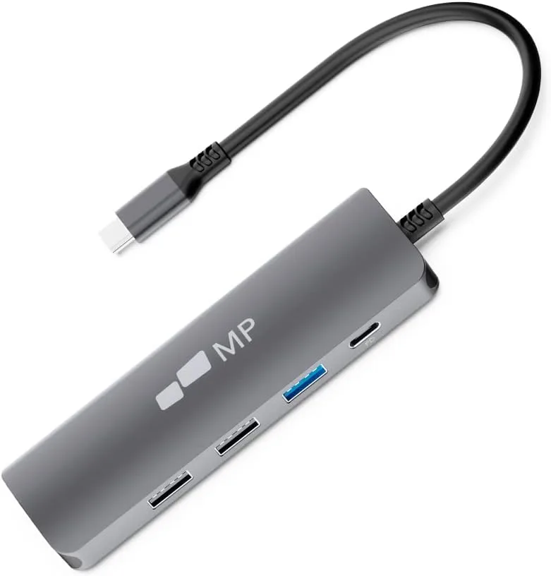 Mobile Pixels 5-in-1 USB C Hub Multiport Adapter with 4K HDMI, 100W PD