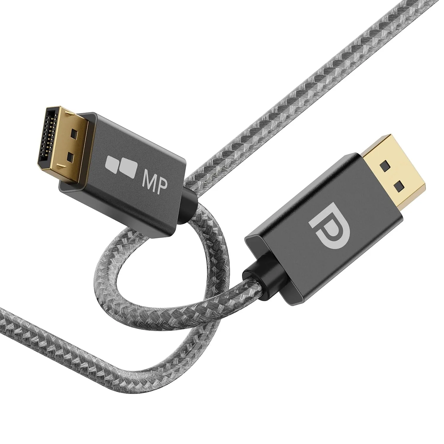 Mobile Pixels 8K DisplayPort 6ft Cable, DP 1.4 Cable (8K@60Hz, 4K@144Hz) HBR3 Support 32.4Gbps, HDR, HDCP 2.2, FreeSync G-Sync (Black)