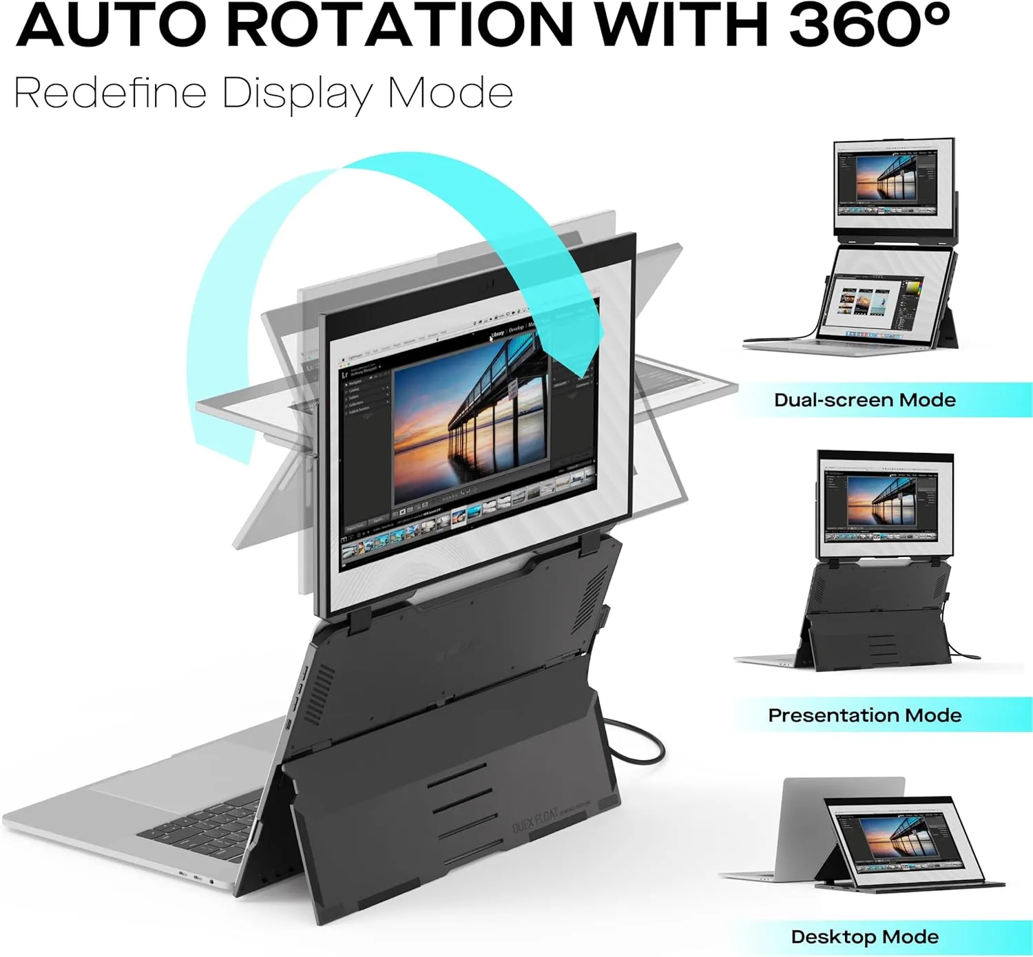 Mobile Pixels Duex Float 15.6in FHD Touchscreen Portable Monitor