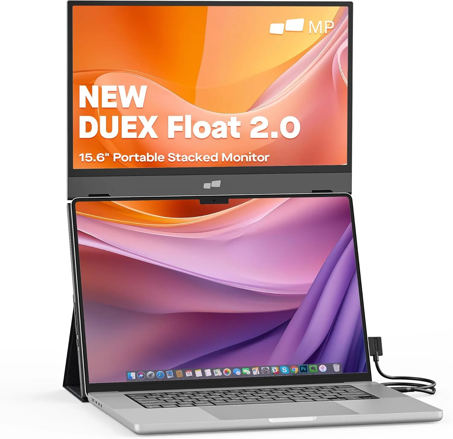 Mobile Pixels Duex Float 2.0 Portable Stacked Monitor
