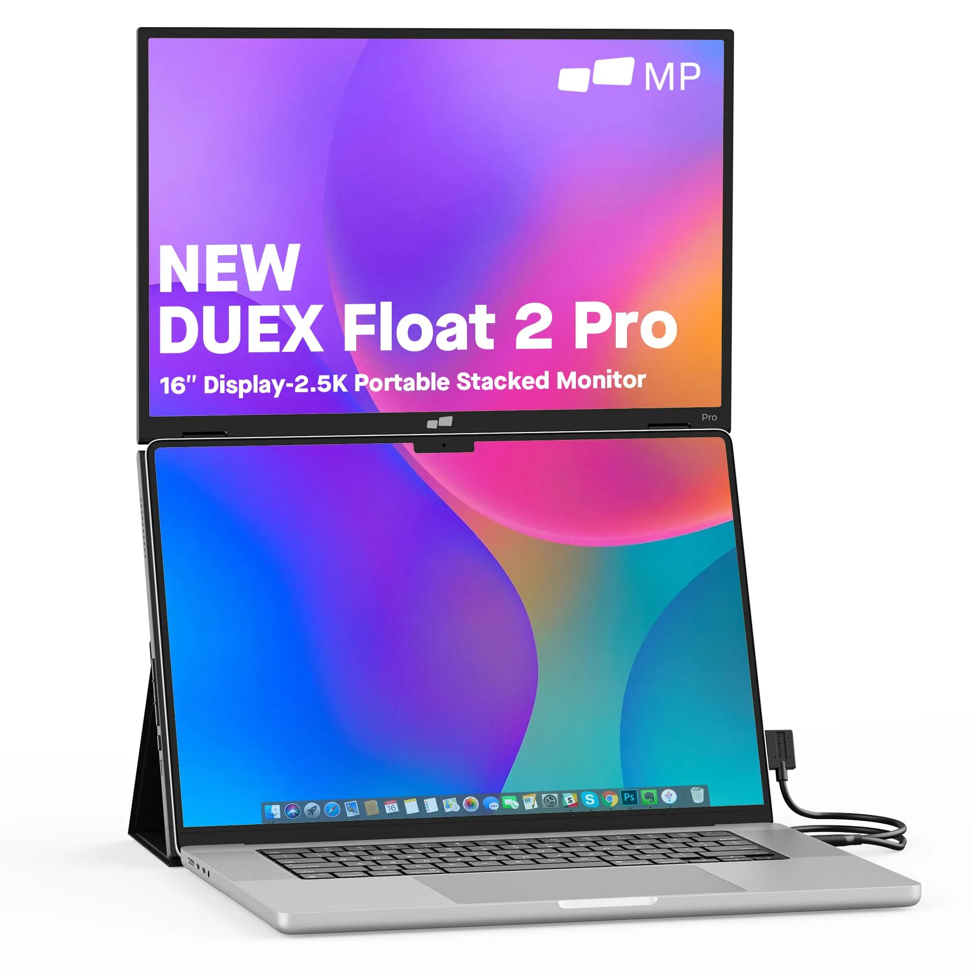 Mobile Pixels Duex Float 2.0 Portable Stacked Monitor