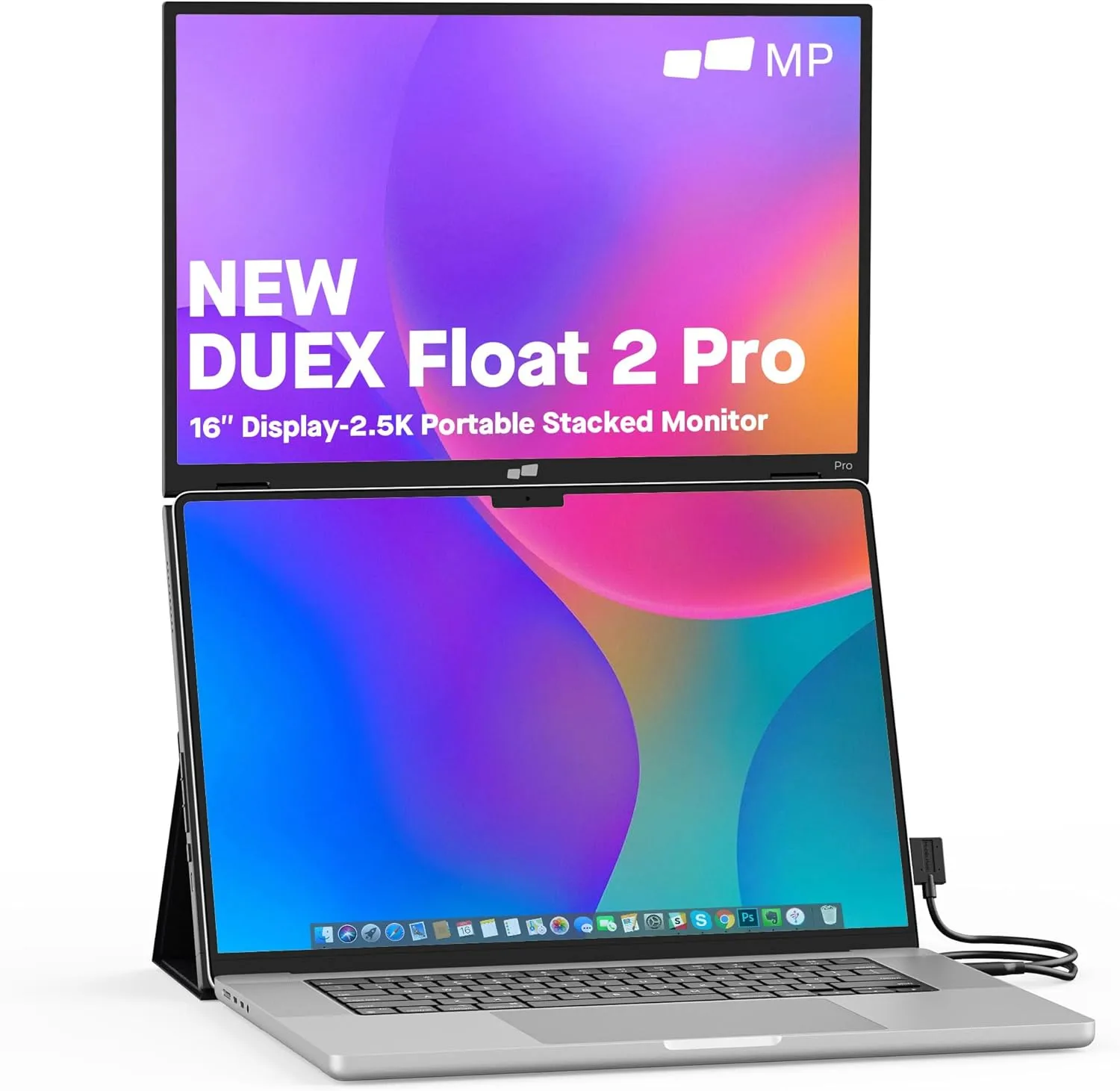 Mobile Pixels Duex Float 2.0 Portable Stacked Monitor