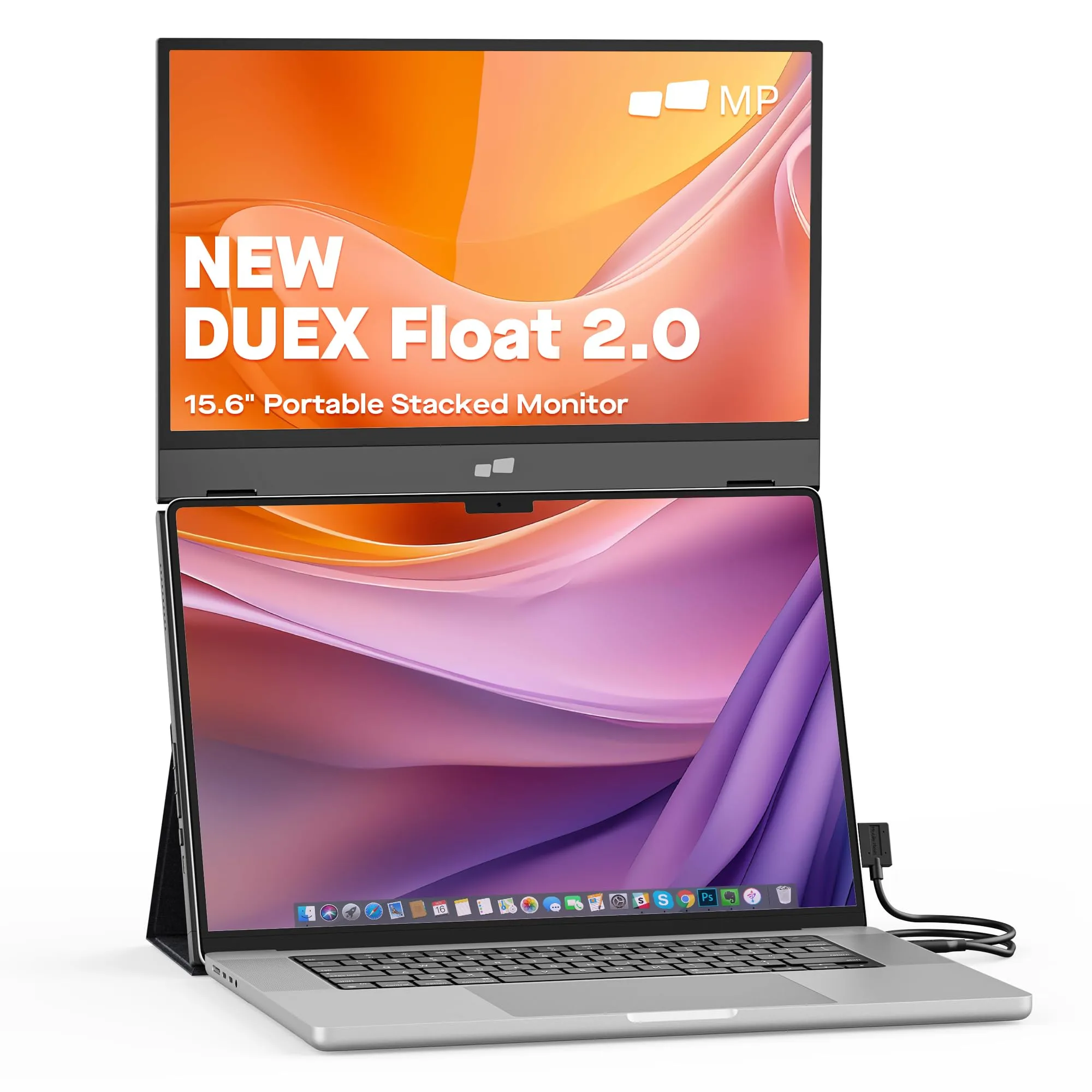 Mobile Pixels Duex Float 2.0 Portable Stacked Monitor
