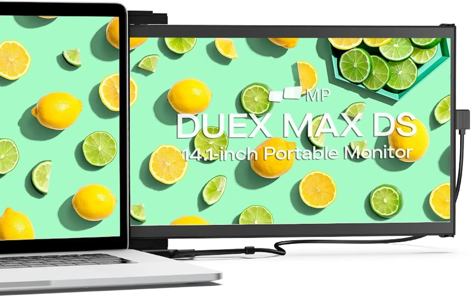 Mobile Pixels Duex Max DS 14.1in FHD Portable Monitor - Black