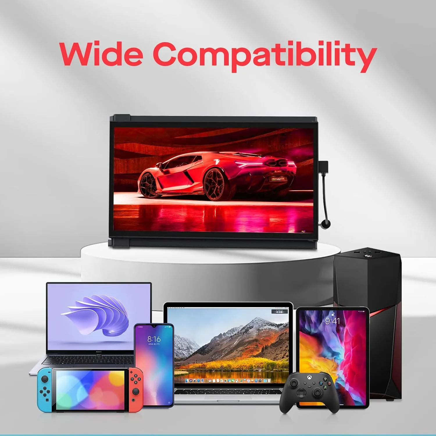 Portable Monitor - Mobile Pixels Duex Plus DS 13.3" FHD 1080P Laptop Monitor Extender, USB-C/HDMI, Plug and Play