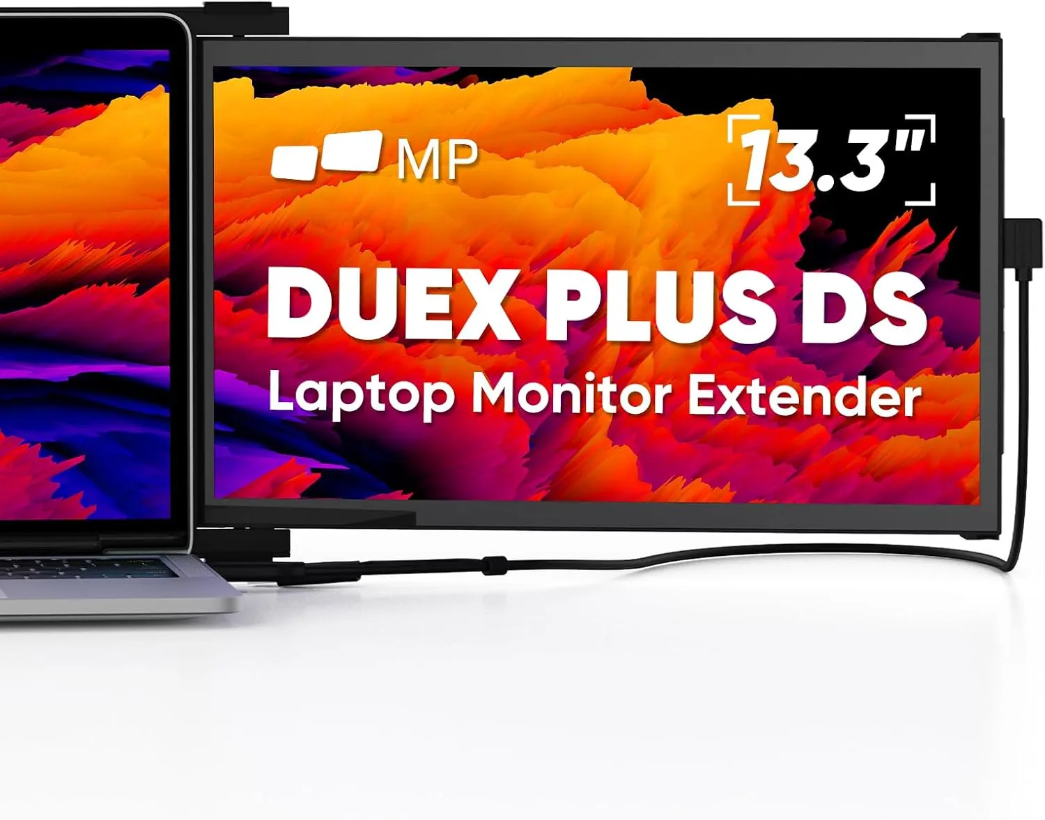 Portable Monitor - Mobile Pixels Duex Plus DS 13.3" FHD 1080P Laptop Monitor Extender, USB-C/HDMI, Plug and Play