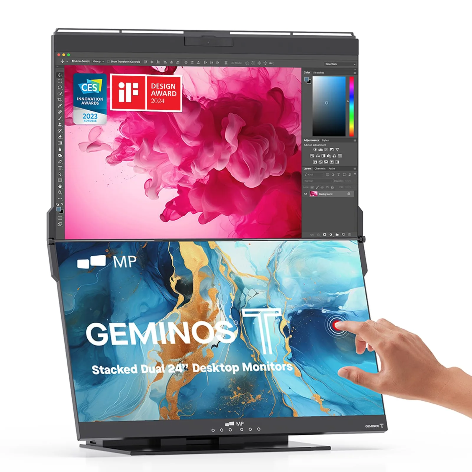MP Mobile Pixels Geminos Dual-Stacked 24in Monitor