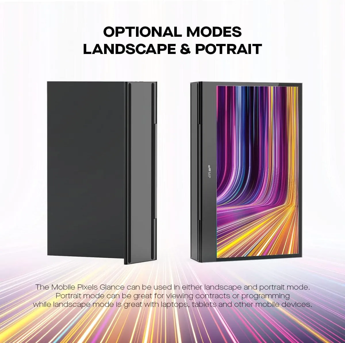 MP Mobile Pixels Glance 16" Portable 1080P FHD Monitor - HDMI & USB-C