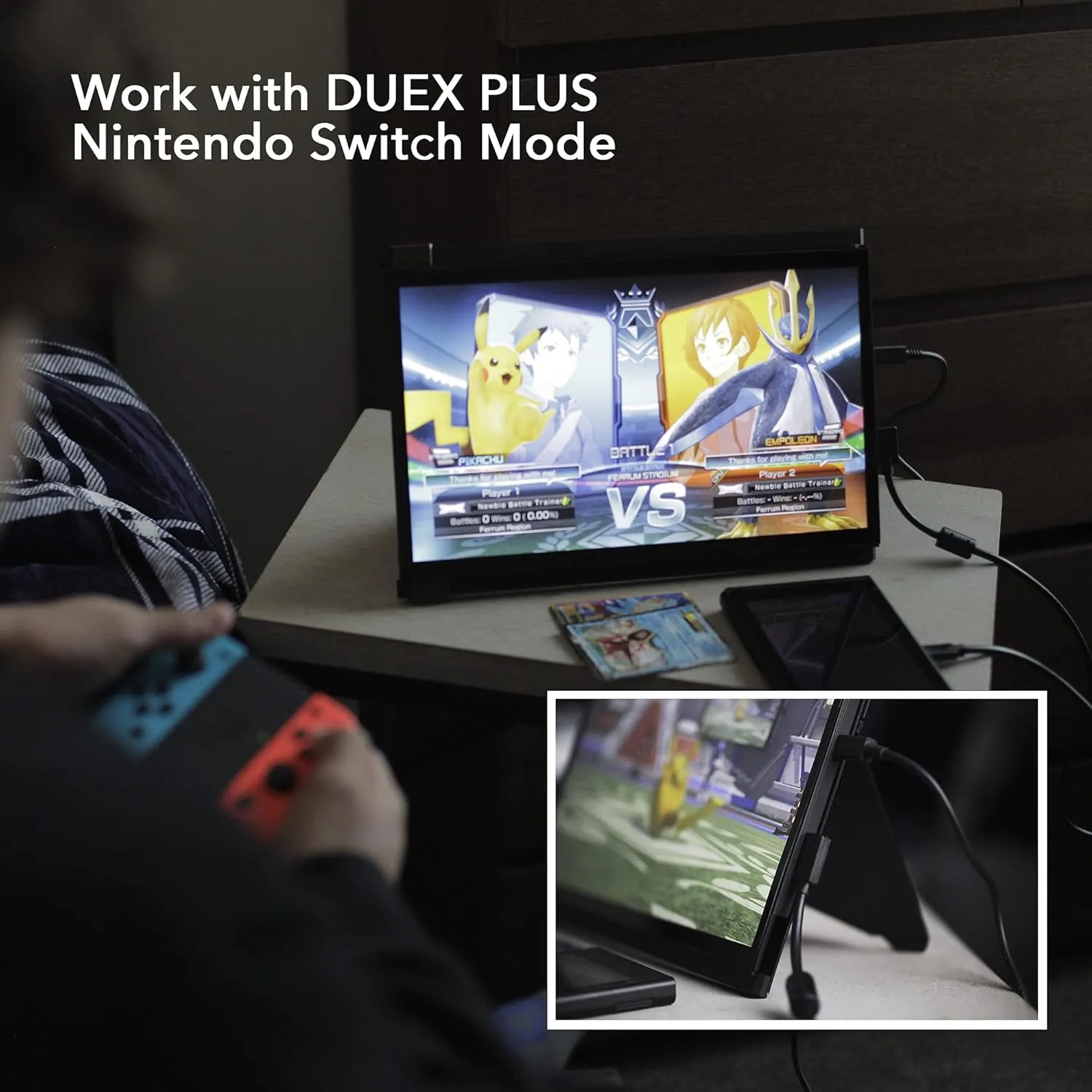 Mobile Pixels Origami Kickstand - Monitor stand - black - for Mobile Pixels DUEX Lite, DUEX Plus, DUEX Pro, Trio, TRIO Max