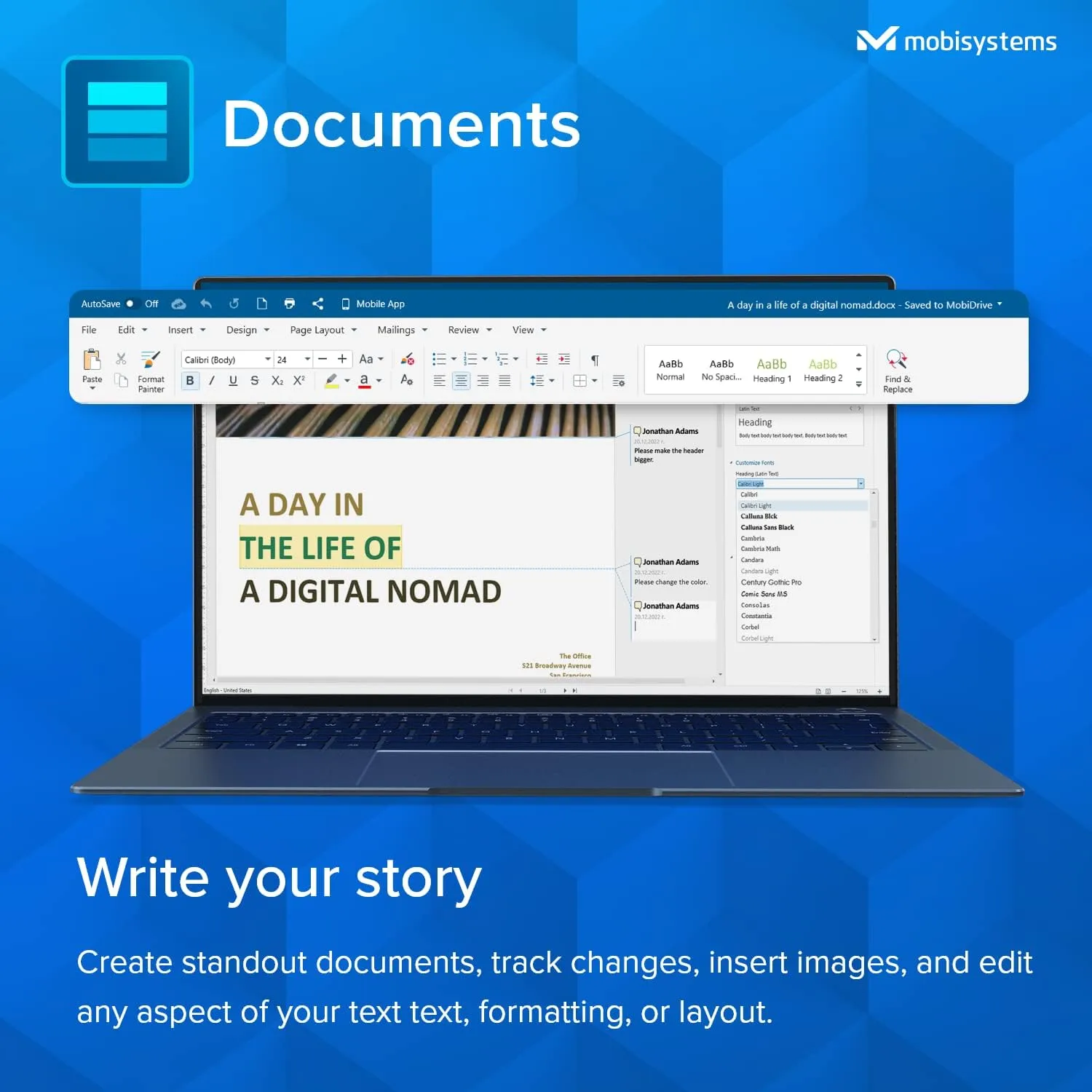 OfficeSuite Family Compatible with Microsoft® Office Word® Excel® & PowerPoint® and Adobe® PDF for PC Windows 10, 8.1, 8