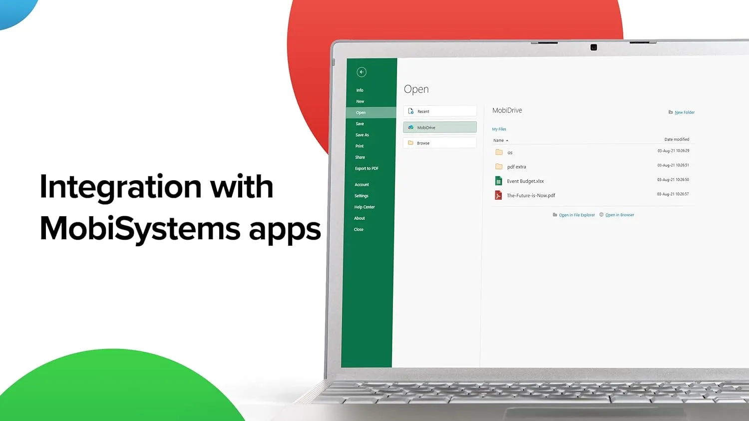 OfficeSuite Personal Office Pack + 2T MobiDrive Cloud Storage