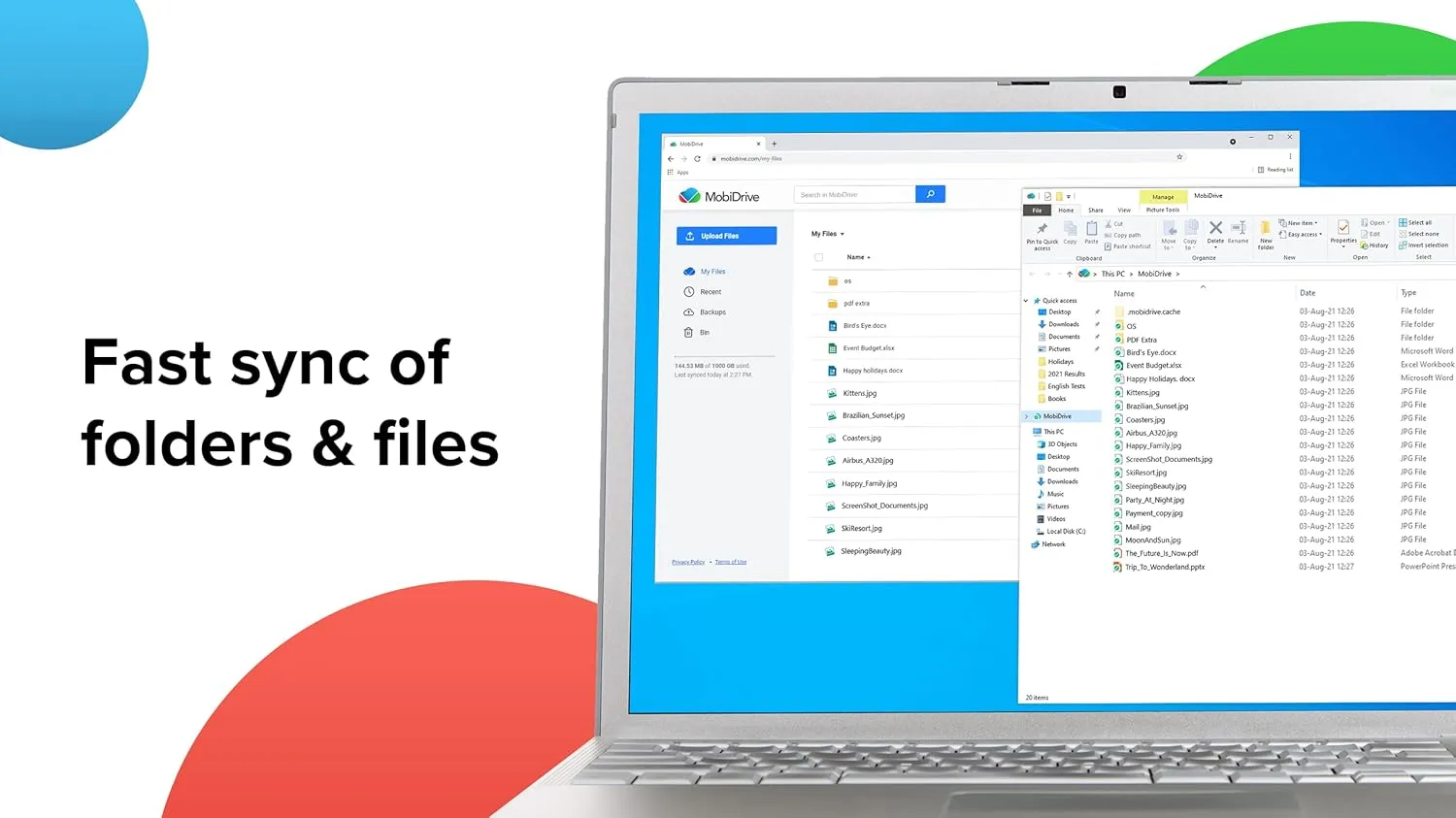 OfficeSuite Personal Office Pack + 2T MobiDrive Cloud Storage