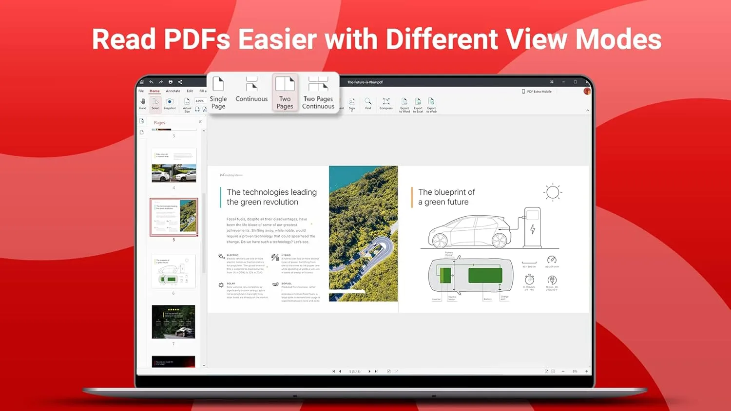 PDF Extra 2021 - Professional PDF Editor – Edit, Protect, Annotate, Fill and Sign PDFs - 1 Windows PC/1 User/Lifetime license