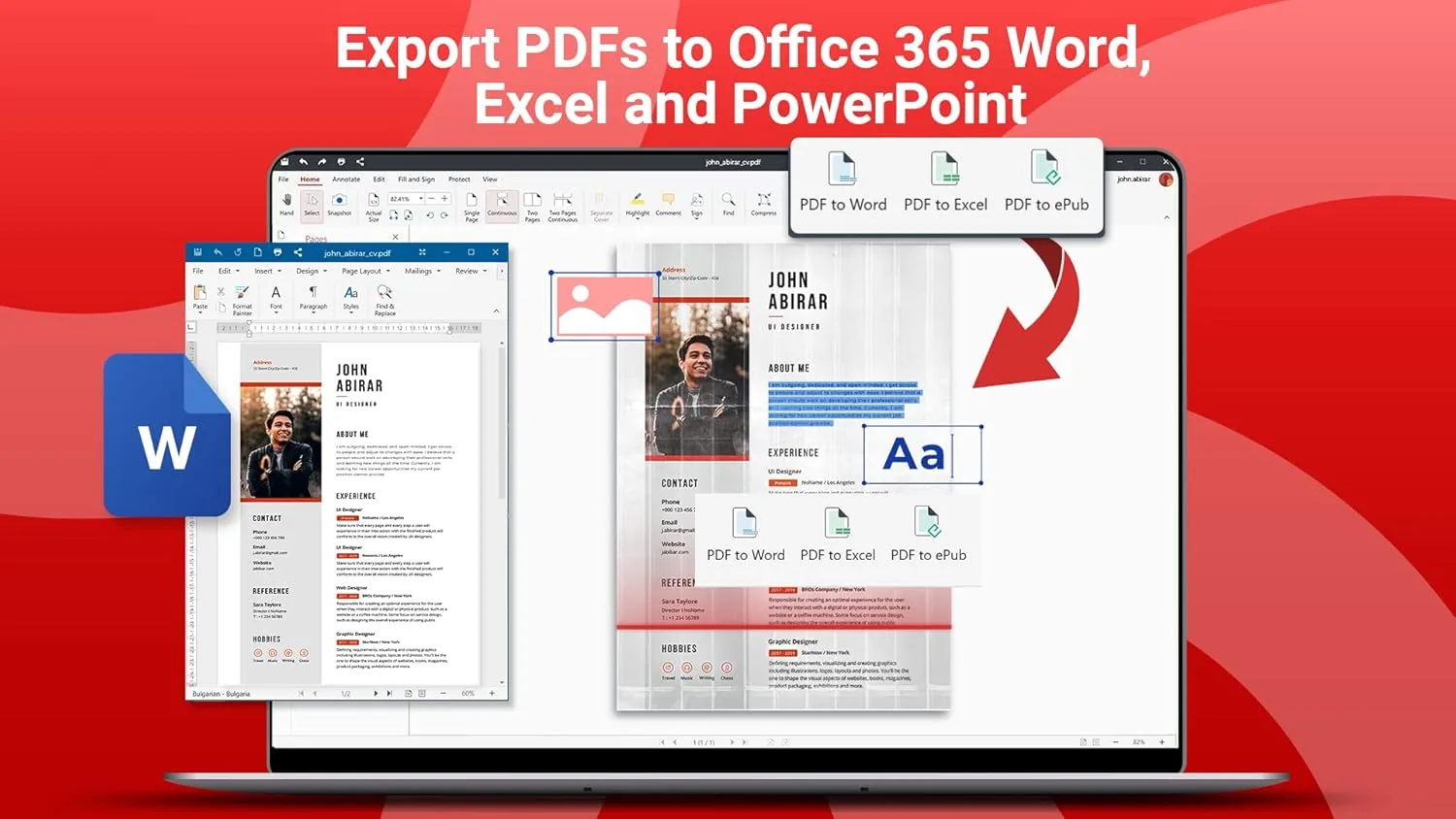 PDF Extra 2021 - Professional PDF Editor – Edit, Protect, Annotate, Fill and Sign PDFs - 1 Windows PC/1 User/Lifetime license