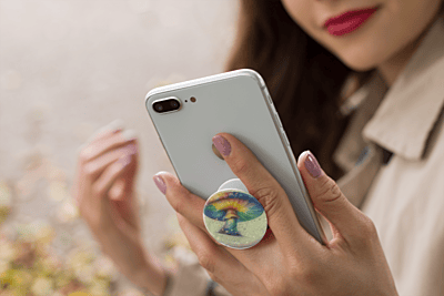 Psychadelic Mushroom Phone Pop
