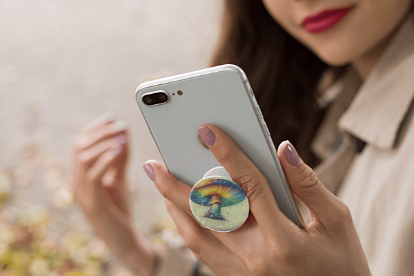 Psychadelic Mushroom Phone Pop