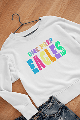 Neon Eagles Lettering