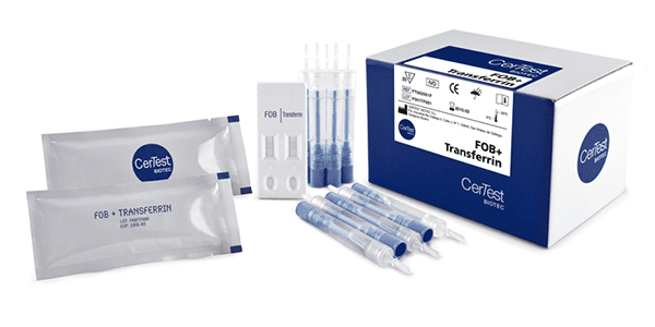 Prueba de FOB + Transferrina - Caja con 20 piezas - CerTest