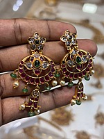 Chandbali earings model 3