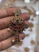 Chandbali earings model 3