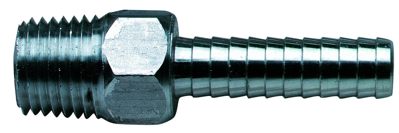 Moeller Fuel Tank Hold Down Bracket 1/4" NPT x 3/8" Brass
