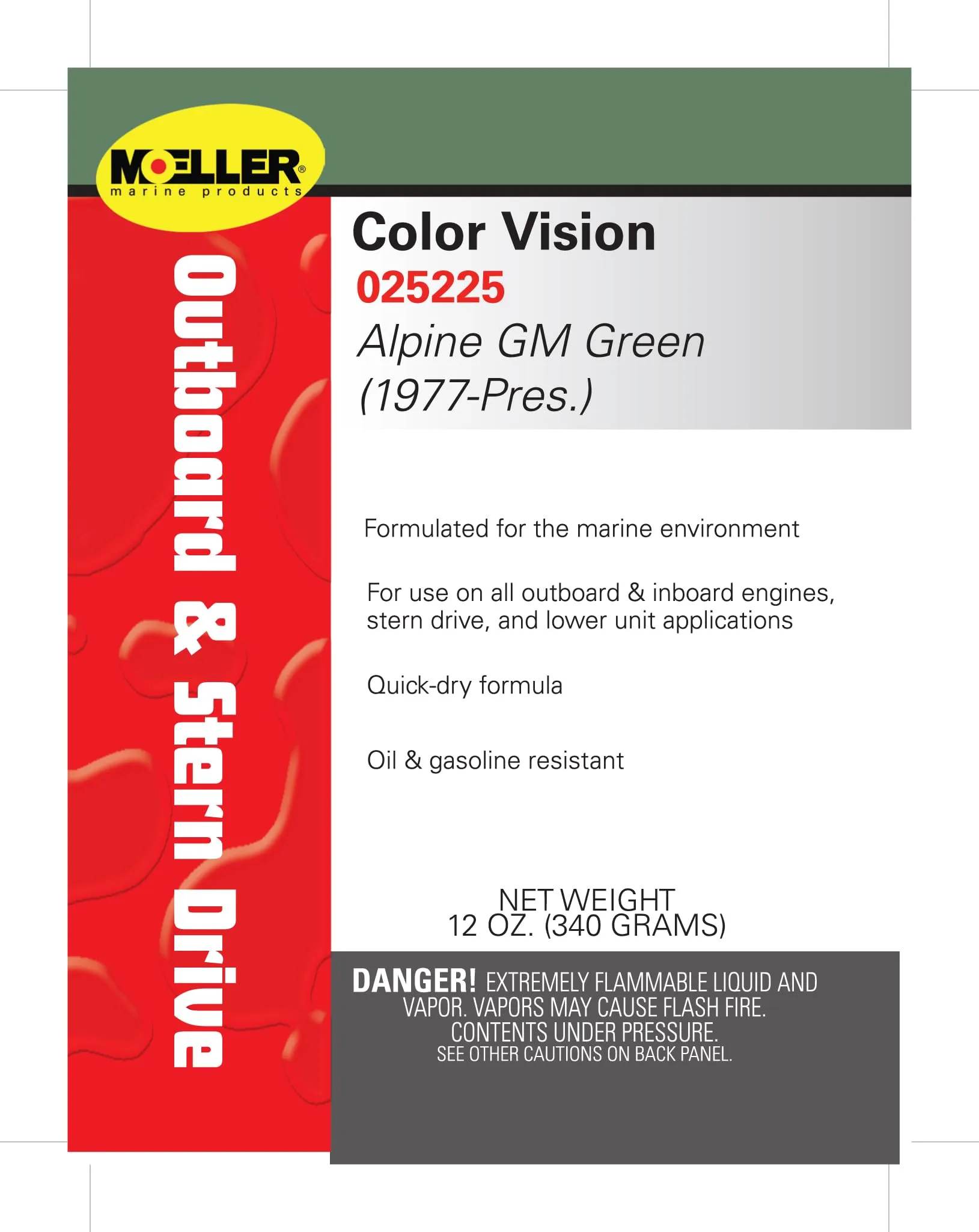 Color Vision Paint Color: GM Alpine Green (1977-Pres.)