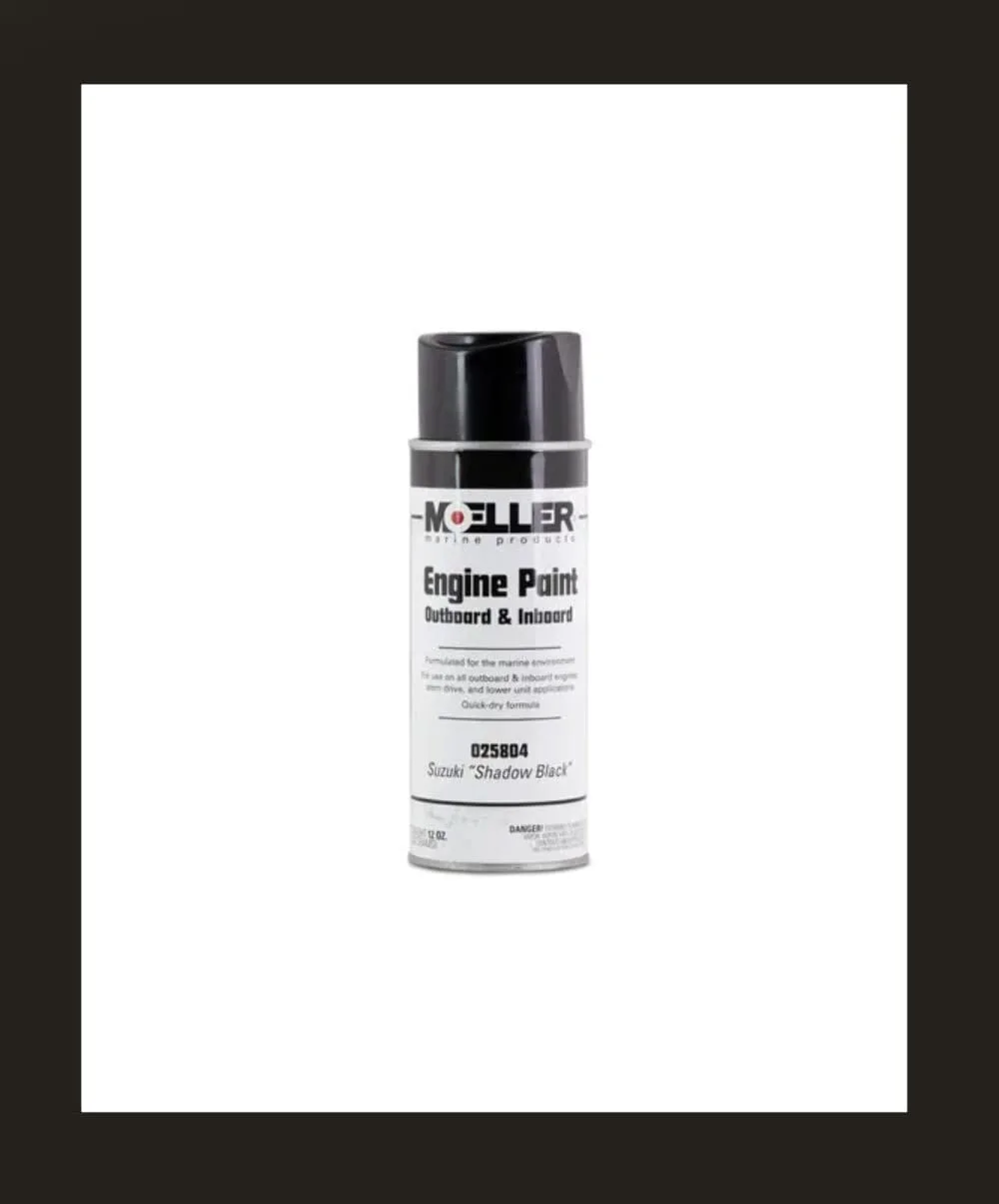 Moeller Suzuki Engine Shadow Black Paint