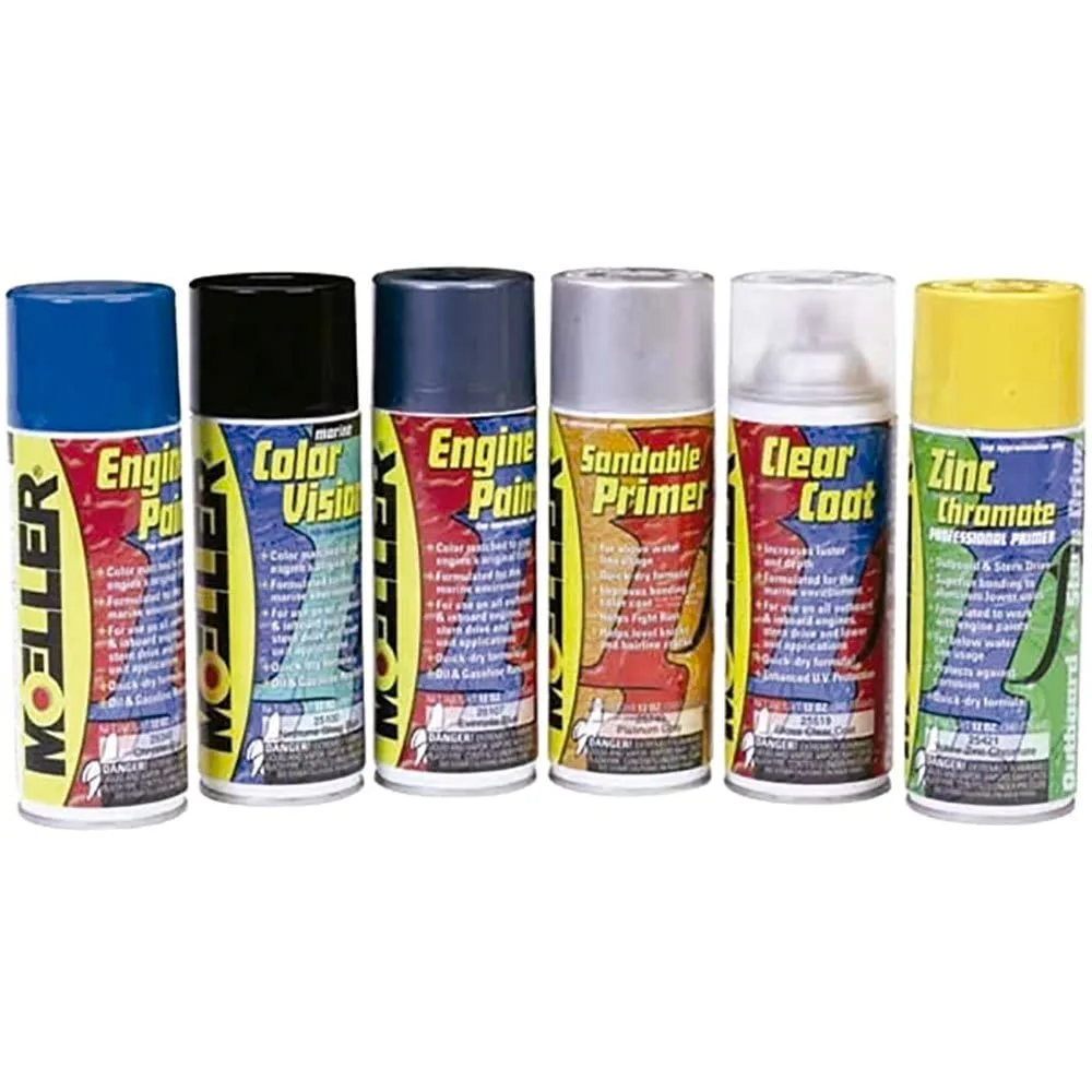 MOELLER 025815 Volvo Engine Paint - Red, 12 oz