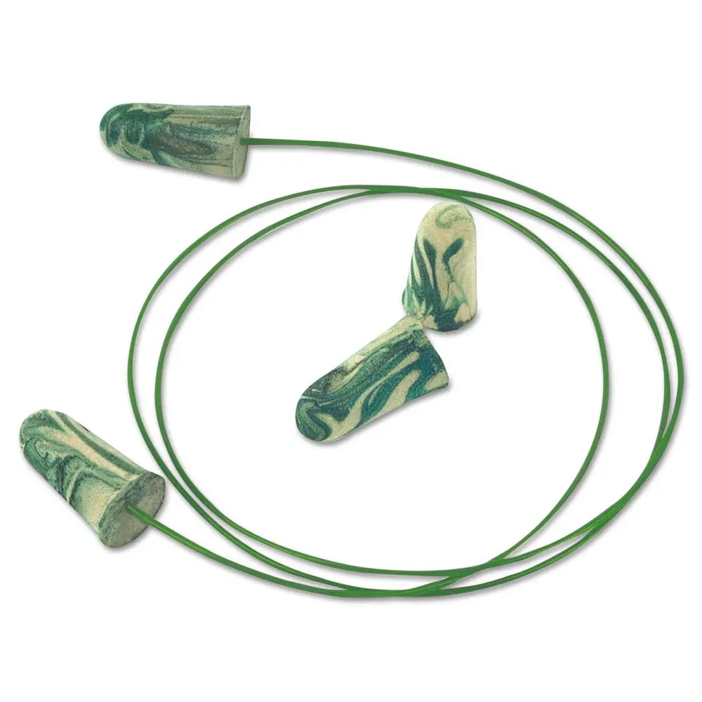 Moldex 6609 Camo Plugs NRR 33dB Disposable Earplugs - Corded, Camo (Box of 100 Pairs)