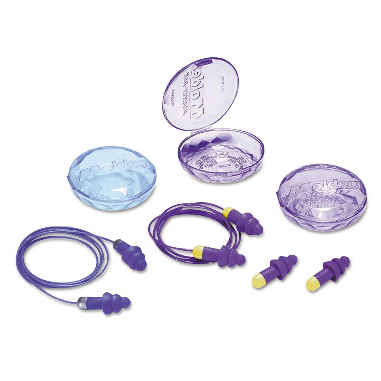 Moldex 507-6420 Rockets Reusable Earplugs, Tape, Cloth Cord, One Size (Pack of 50)