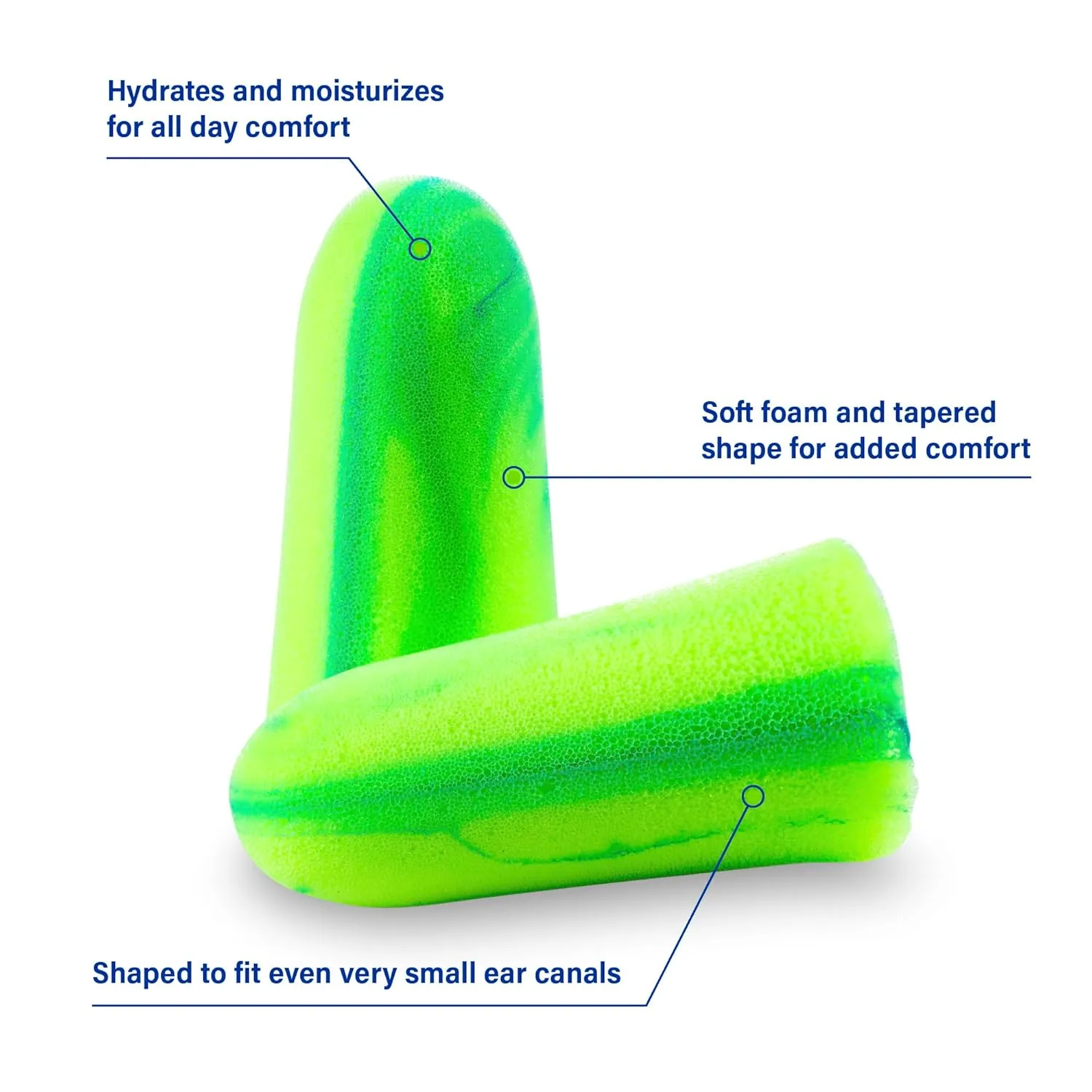 Moldex Soothers™ Moisturizing Foam Earplugs 6680, NRR 33 dB