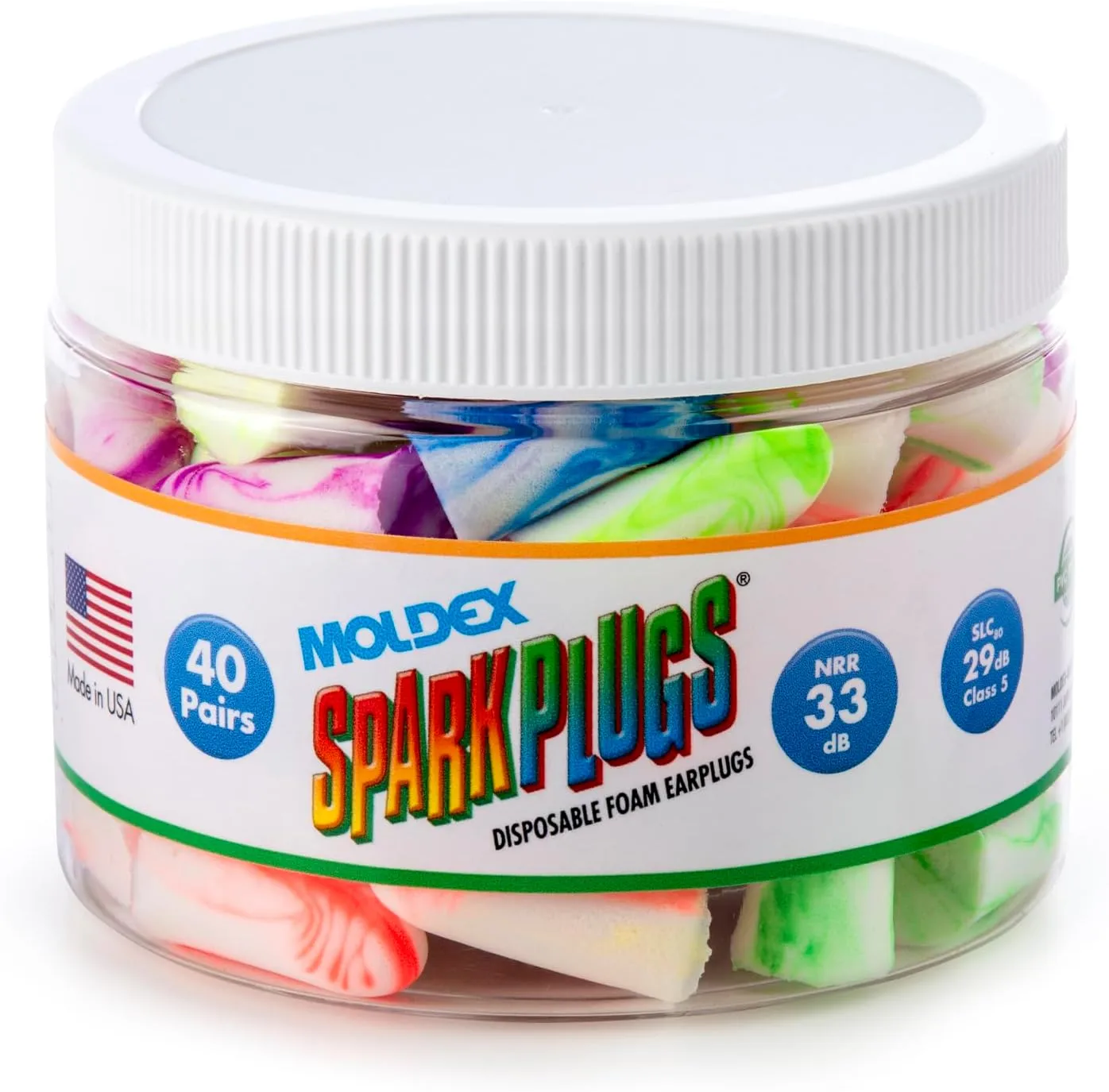 MOLDEX Uncorded Disposable Foam Earplug Jar