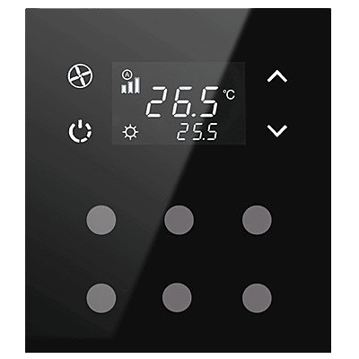 EAE KNX Switch Mona Series 6 Button With Thermostat