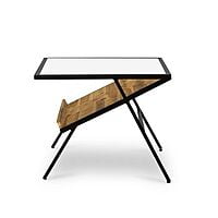 ARCHI COFFEE TABLE WITH METAL FRAME AND GLASS TOP ARCHI COFFEE TABLE WITH METAL FRAME AND GLASS TOP